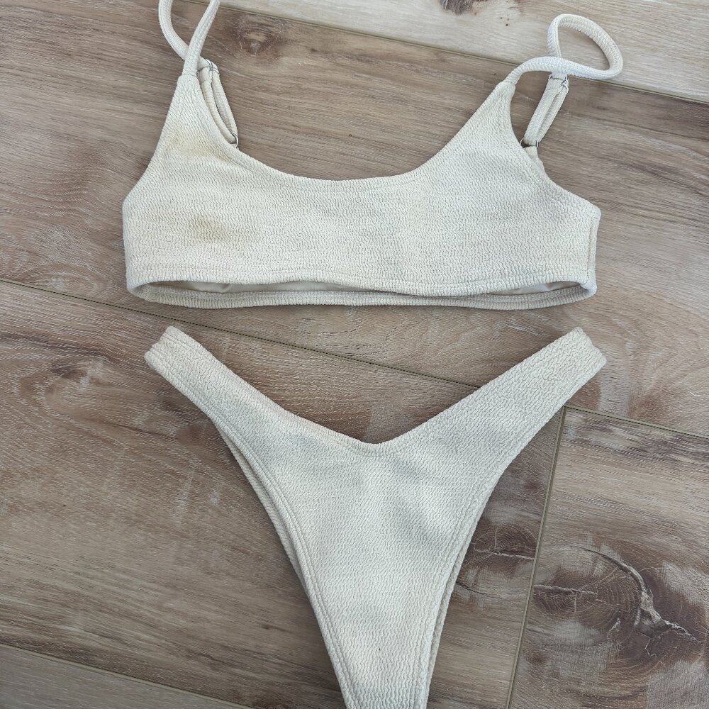TJ Swim Cara Top / Bottoms Sand XS